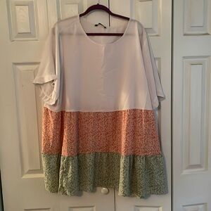NWT BloomChic flouncy babydoll blouse size 26
